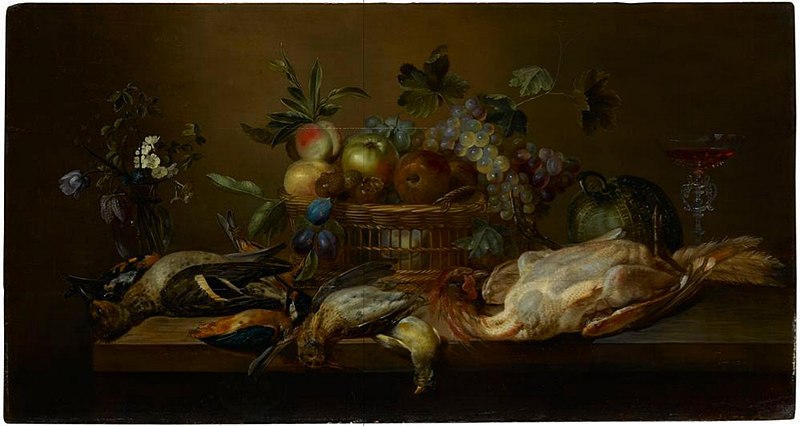 File:Frans Ykens - Fruit basket and dead poultry.jpg