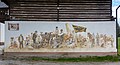 English: #12: Restaurant «Simale», wall painting with rural motif Deutsch: Nr. 12: Gasthaus «Simale», Wandmalerei mit bäuerlichem Motiv