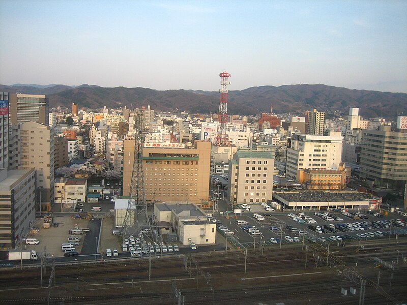 File:Fukushima City, Japan, Looking East 2.JPG