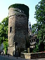 Hexenturm, 1150 bis 1165 als Teil der Fuldaer Stadtbefestigung erbaut (Kanalstraße 1)