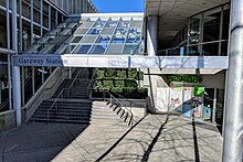 The main entrance to Gateway is adjacent to Station Tower. Gateway station entrance.jpg