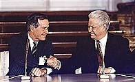 Bush és Jelcin aláírta a START II szerződést
