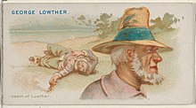 George Lowther, Death of Lowther, from the Pirates of the Spanish Main series (N19) for Allen & Ginter Cigarettes MET DP835021 George Lowther, Death of Lowther, from the Pirates of the Spanish Main series (N19) for Allen & Ginter Cigarettes MET DP835021.jpg
