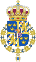 Greater coat of arms of Queen Louise (Sweden).svg