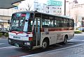 箕郷営業所に所属していた車輛。東急コーチから移籍した中型車（廃車済）