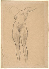 Floating Woman with Outstretched Arm