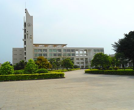 Hainan University just inside the north gate.