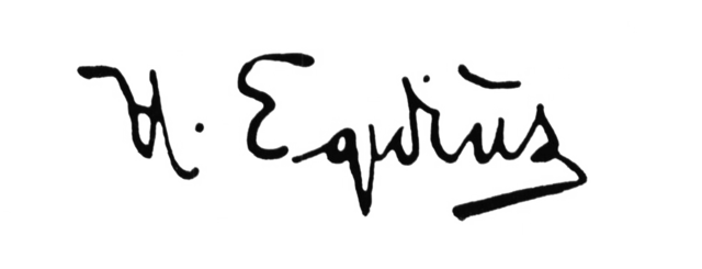 signature de Halfdan Egedius