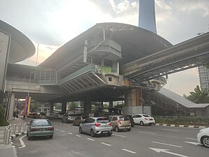 Hang Tuah Monorail Station outview (220121) 02.jpg