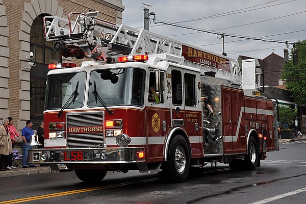 Fire Department Ladder 56, a 2008 KME Predator 2000/5000/75 ft.