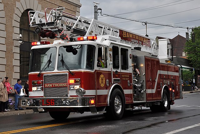 Fire Department Ladder 56, a 2008 KME Predator 2000/5000/75 ft.