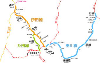 Heisei Chikuhō Railway System Map