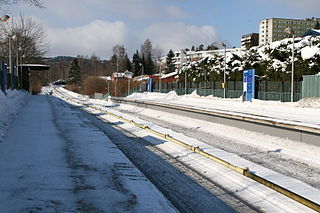 Holstein (station) railway station in Nordre Aker, Norway