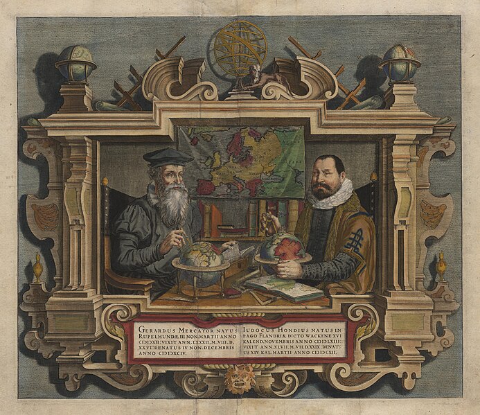 File:Hondius Portrait of map-makers.jpg