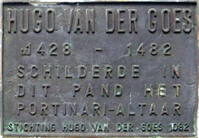 Plaque commémorative, Sint Pietersnieuwstraat, Gand