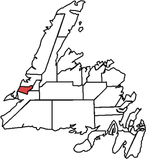 <span class="mw-page-title-main">Humber West</span> Provincial electoral district in Newfoundland and Labrador, Canada