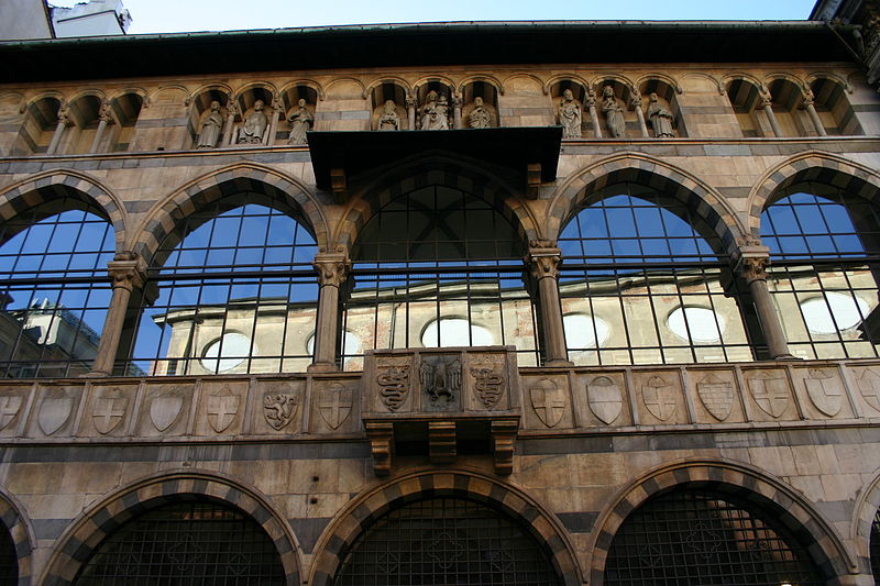 File:IMG 3180 - Milano - Loggia degli Osii in Piazza Mercanti, Milano - Foto Giovanni Dall'Orto, 3-gen-2007.jpg