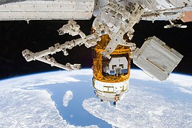 Partie orientale vue depuis la Station spatiale internationale.