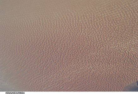 sand dunes in a sand sea