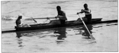 Ben fratelli Vestrini nel 2 con timoniere vincitori dei Campionati italiani di canottaggio - Pallanza - Lago Verbano - 1929.png