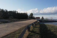 Indian Field Creek Bridge on the Colonial Parkway in Yorktown, Virginia.[37]