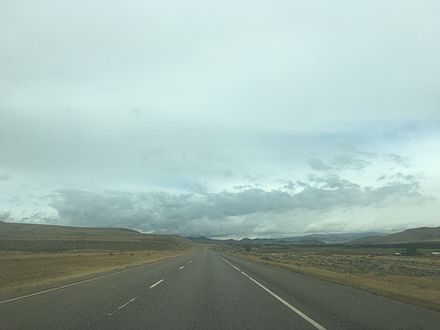 I-15, 20 miles (32 km) south of Dillon, Montana