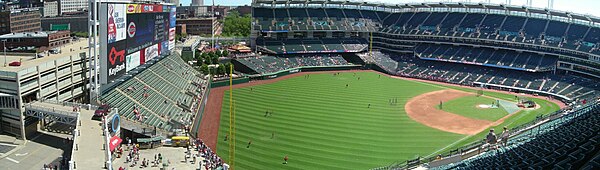 Progressive Field, home of the Cleveland Guardians