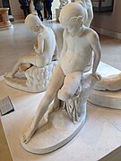 Giovane Ninfa che scende in acqua, Museo del Louvre, Parigi.