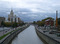 De Jaoeza in het centrum van Moskou