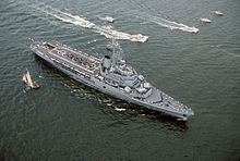 Jeanne d'Arc (R97) at New York on 4 July 1986