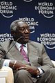 John Agyekum Kufuor auf dem Weltwirtschaftsforum in Kapstadt (Südafrika) am 4. Juni 2008