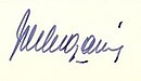 Firma di Juan Carlos Onganía