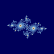 קבוצת ז'וליה עבור fc, vc = −0.7269 + 0.1889i