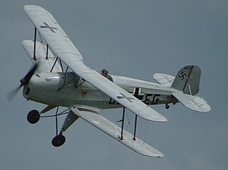 Bücker Bü 131 military training aircraft by Bücker of Germany