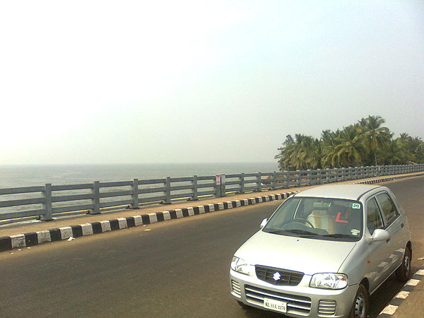 Kadalundi Kadavu Bridge over Kadalundi River