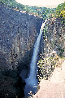 Kalambo Falls Waterfalls on the Tanzania and Zambia border.