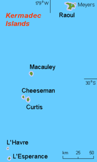 Kermadec Islands Subtropical island arc in the South Pacific Ocean