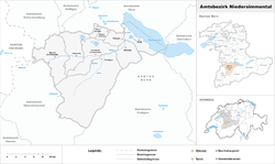 موقعیت Niedersimmental District