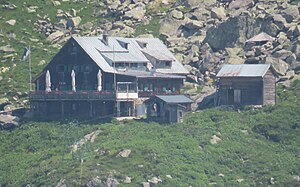 Kasseler Hütte von Südwesten