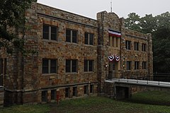The Massachusetts National Guard's Kelley Armory in Wollaston