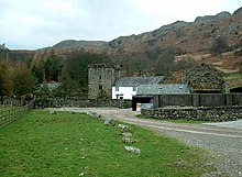 Kentmere Hall, an example of a Cumbrian Pele tower Kentmere hall.jpg