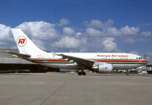 Airbus A310-300 der Kenya Airways 1989