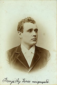 János Komjáthy ĉirkaŭ 1896