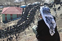 Funeral procession for the victims of the Roboski massacre, 2011 Komkujiya roboski.jpg