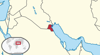 Kuwait in its region.svg