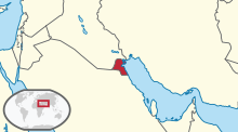 Description de l'image Kuwait in its region.svg.