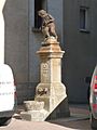 Français : Fontaine au pied de l'église, La Cabanasse, Pyrénées-Orientales, France