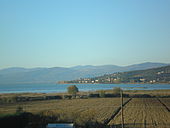 The lake seen from Montebuono di Magione.