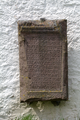 English: Historic Gravestone near Protestant Church in Hopfmannsfeld, Lautertal, Hesse, Germany This is a picture of the Hessian Kulturdenkmal (cultural monument) with the ID Unknown? (Wikidata)