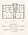 Mozartstraße 1 - Grundriss aus "Leipzig und seine Bauten" (1892)